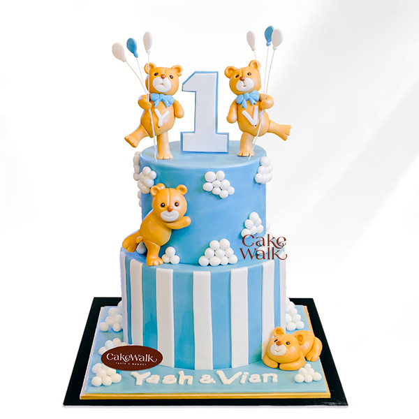 Panda Teddy Bear Birthday Cake