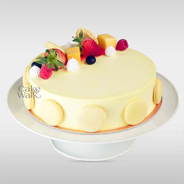 Mango Strawberry Cake