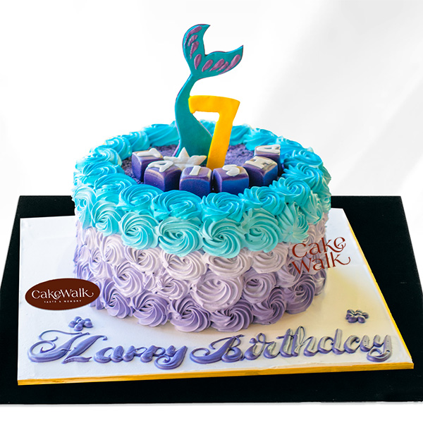 Mermaid  / Shark Tail Theme Cake