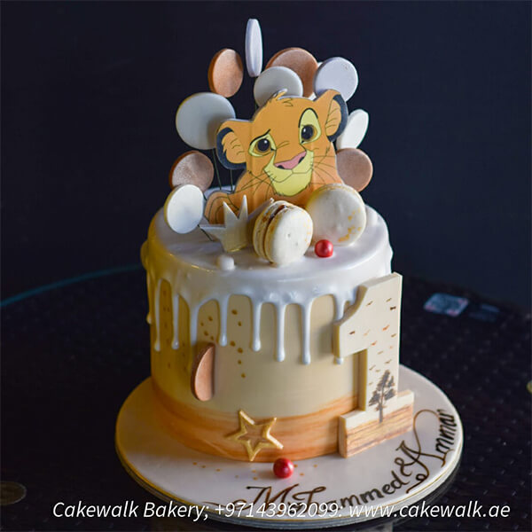 LION THEME CAKE