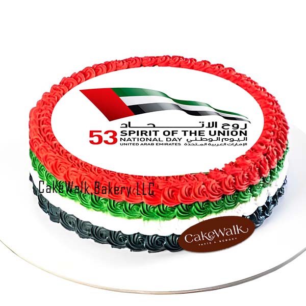 UAE National Day Corporate Cake-Round