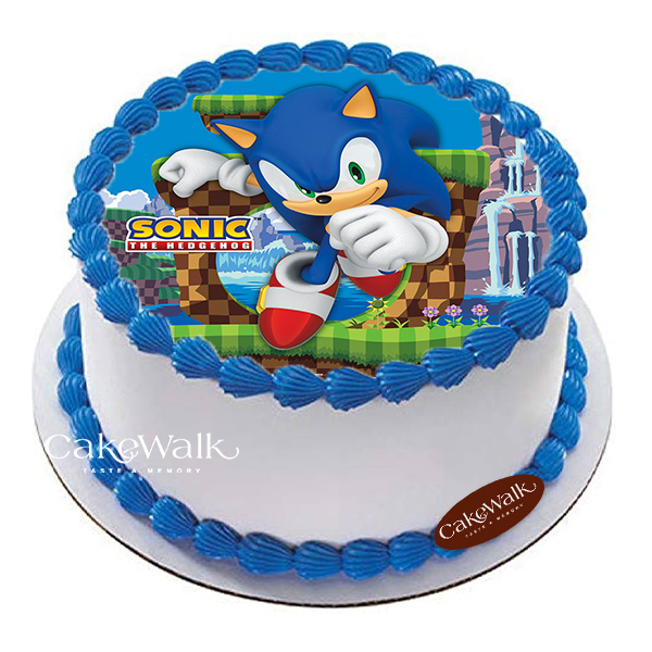 Super Sonic Photo Cake