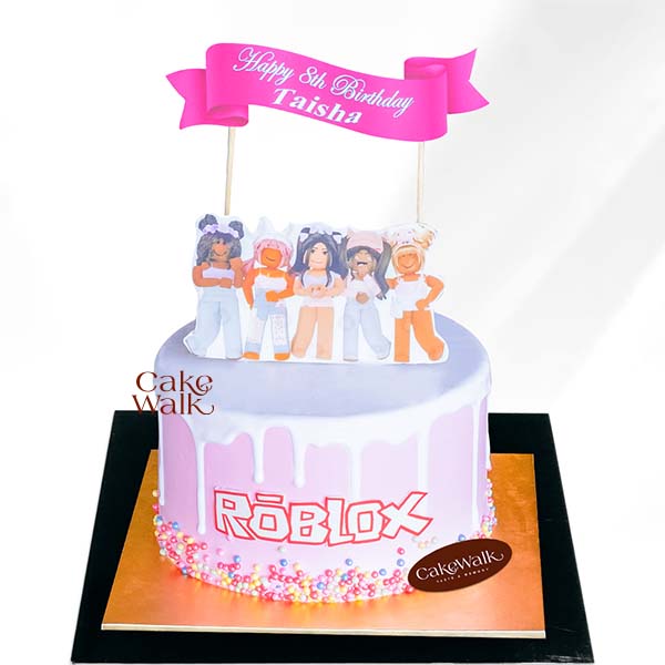 Roblox Girl Theme Cake 