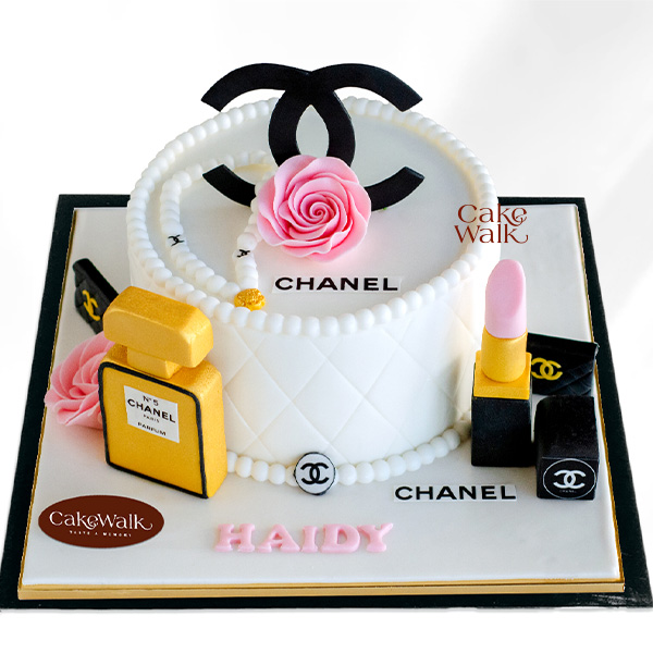 Channel Makeup Theme Cake