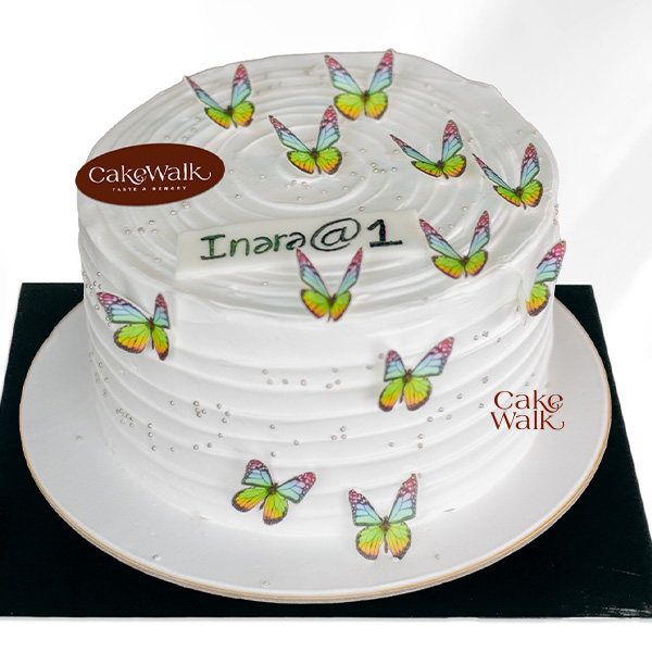Butterfly Cream Cake