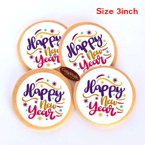 Happy New Year Celebration Cookies