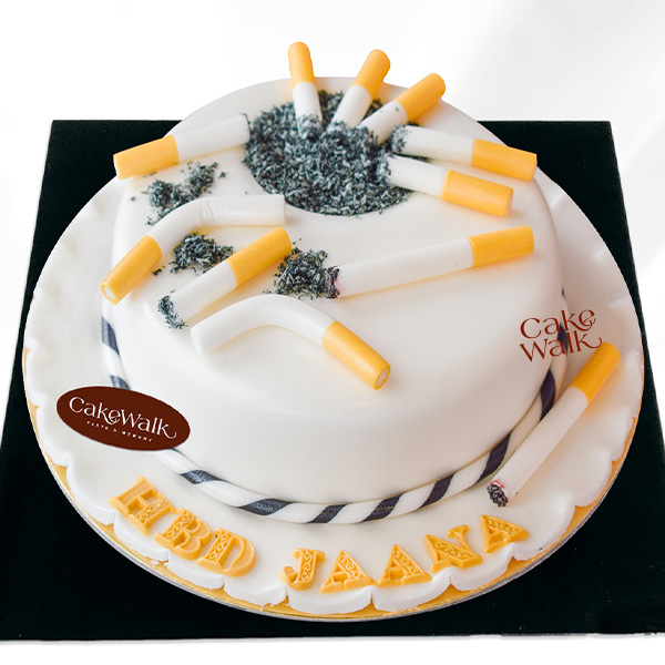 Cigarette / Smoker Theme cake