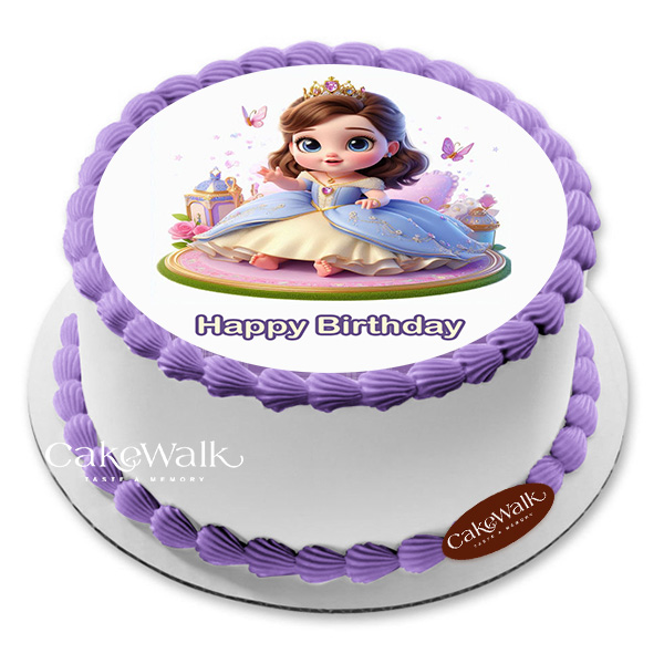 Disney Princess Photo Cake