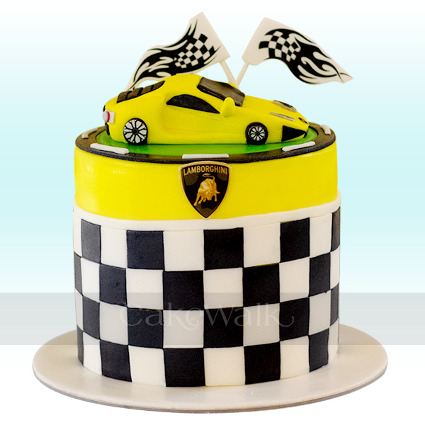 Lamborghini Car Cake