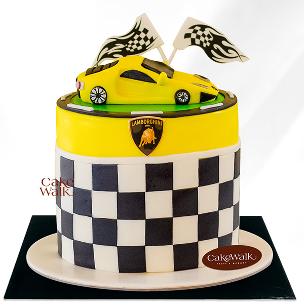 Lamborghini Car Cake