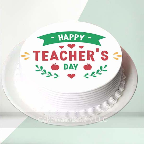 Teachers Day Cream Cake