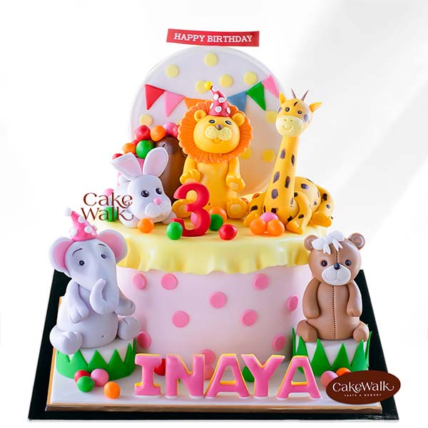 Animal Theme Cake-5