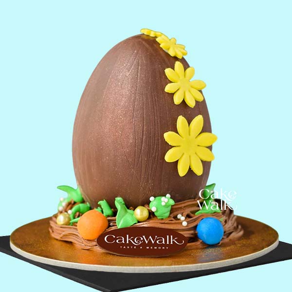 Easter Chocolate Egg-Floral