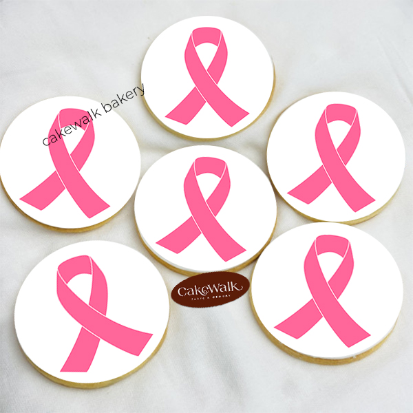 Breast Cancer Awareness Cookies-Pink Ribbon