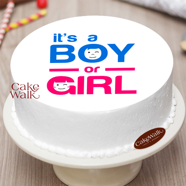 Boy or Girl baby Shower Cake