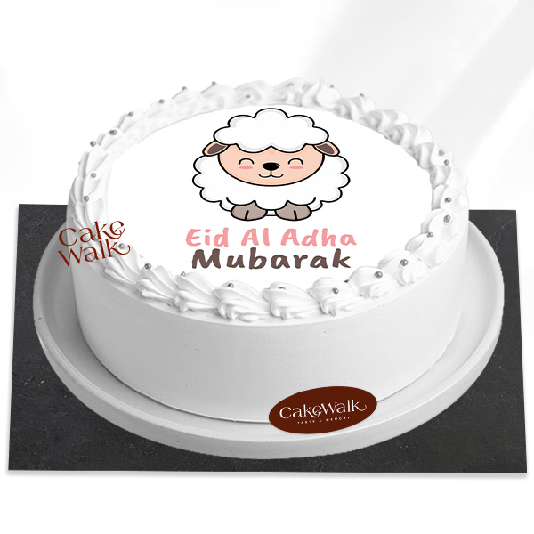 Eid al Adha Printed Cream Cake