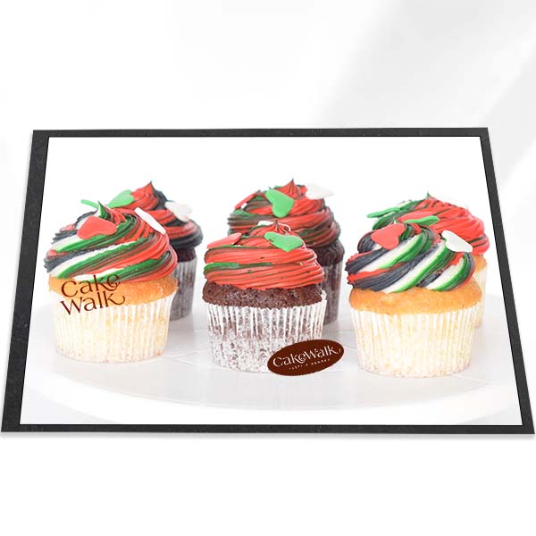 UAE National Color Theme Cupcakes