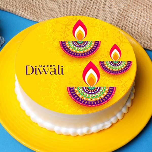 Diwali Special Photo Cake
