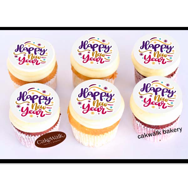 Happy New Year Cupcakes