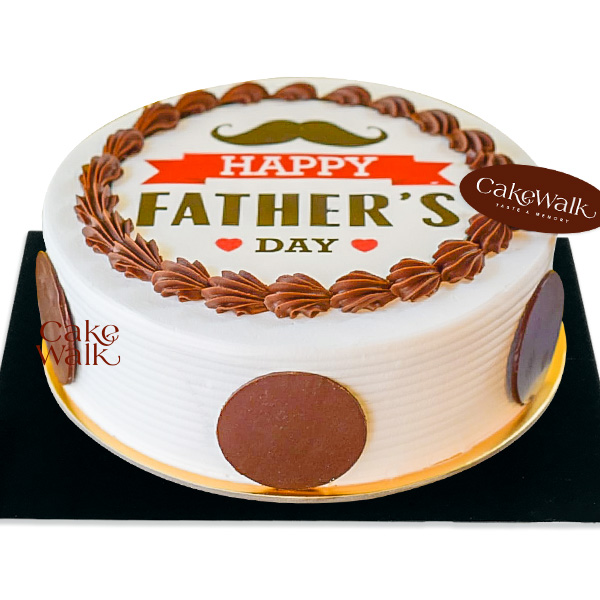 Happy Father Day Photo Cake