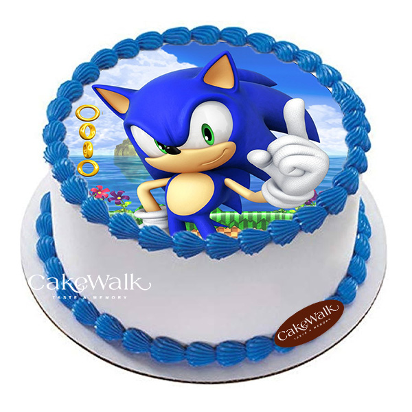 Super Sonic Photo Cake