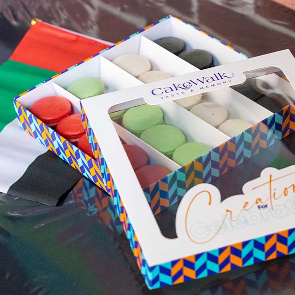 UAE National Color Macaron Box