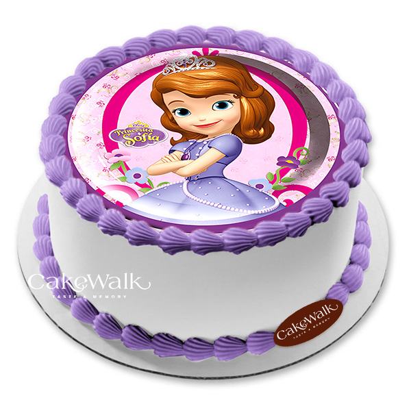 Princess Sophia Photo Cake