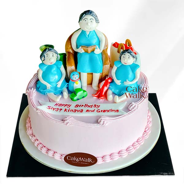 Grand Parents Theme Cake